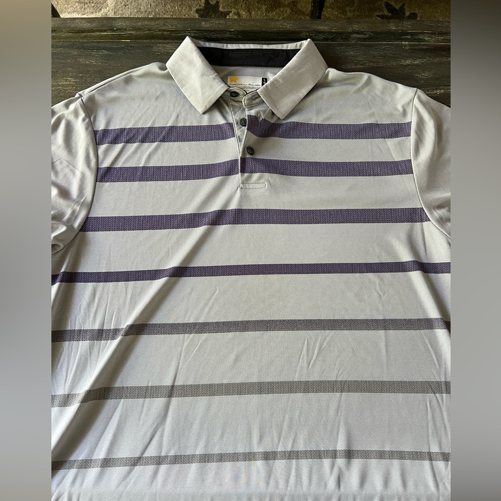 NICKLAUS stay dri golf shirt sz L